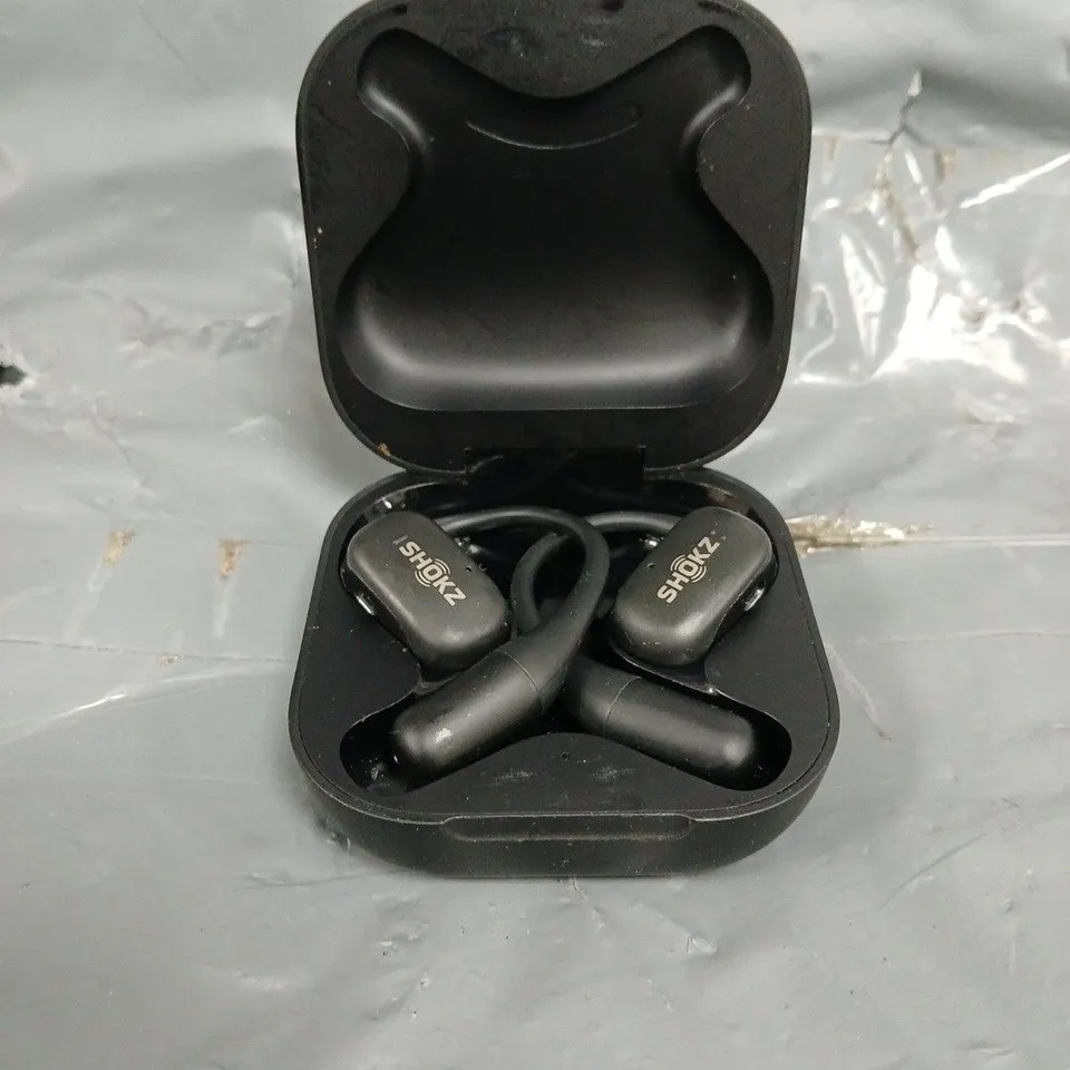 BOXED SHOKZ OPENFIT OPEN-EAR TRUE WIRELESS EARPHONES - BLACK