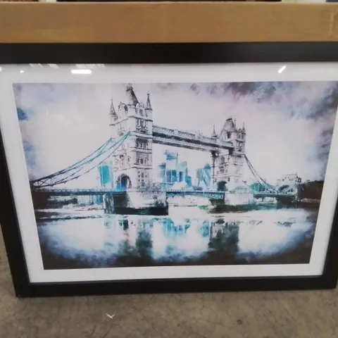 LONDON BRIDGE PICTURE FRAME GRAPHIC ART PRINT