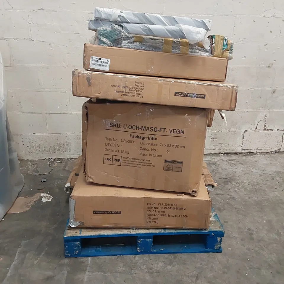 PALLET TO CONTAIN ASSORTED BOXED FURNITURE AND FURNITURE PARTS