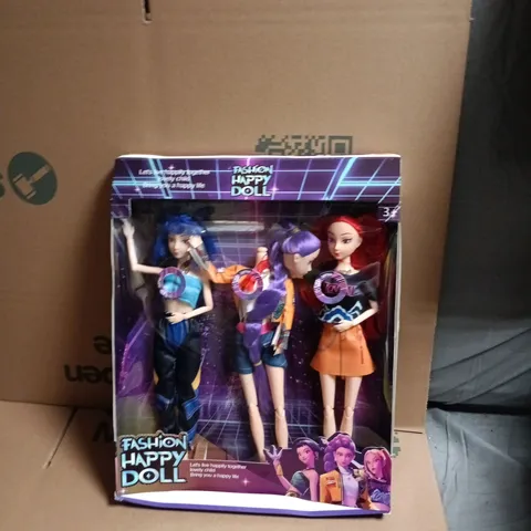 FASHION HAPPY DOLL SET OF 3 FASHION DOLLS, BOXED