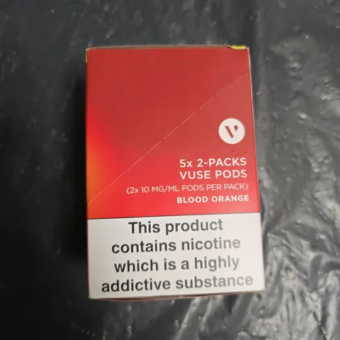 VUSE BLOOD ORANGE NICOTINE PODS – 5 X 2-PACKS (10 MG/ML)