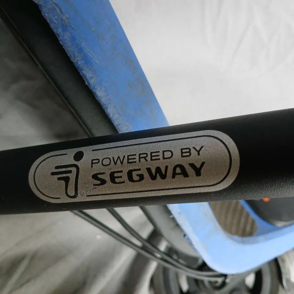SEGWAY POWERED ELECTRIC SCOOTER – FOLDABLE, BLUE/BLACK