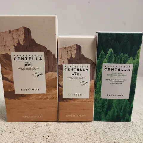 3 ASSORTED MADAGASCAR CENTELLA PRODUCTS 