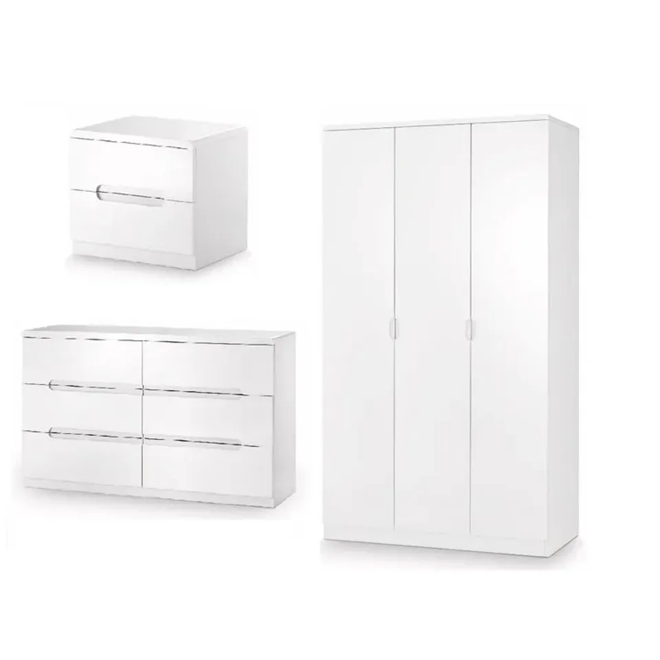 BOXED MULAK 3 PIECE BEDROOM SET , BOX 2 OUT OF 2 ONLY , NO BOX 1 