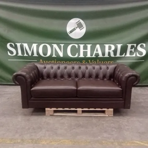 BAKERFIELD 3 SEATER LEATHER/FAUX LEATHER SOFA