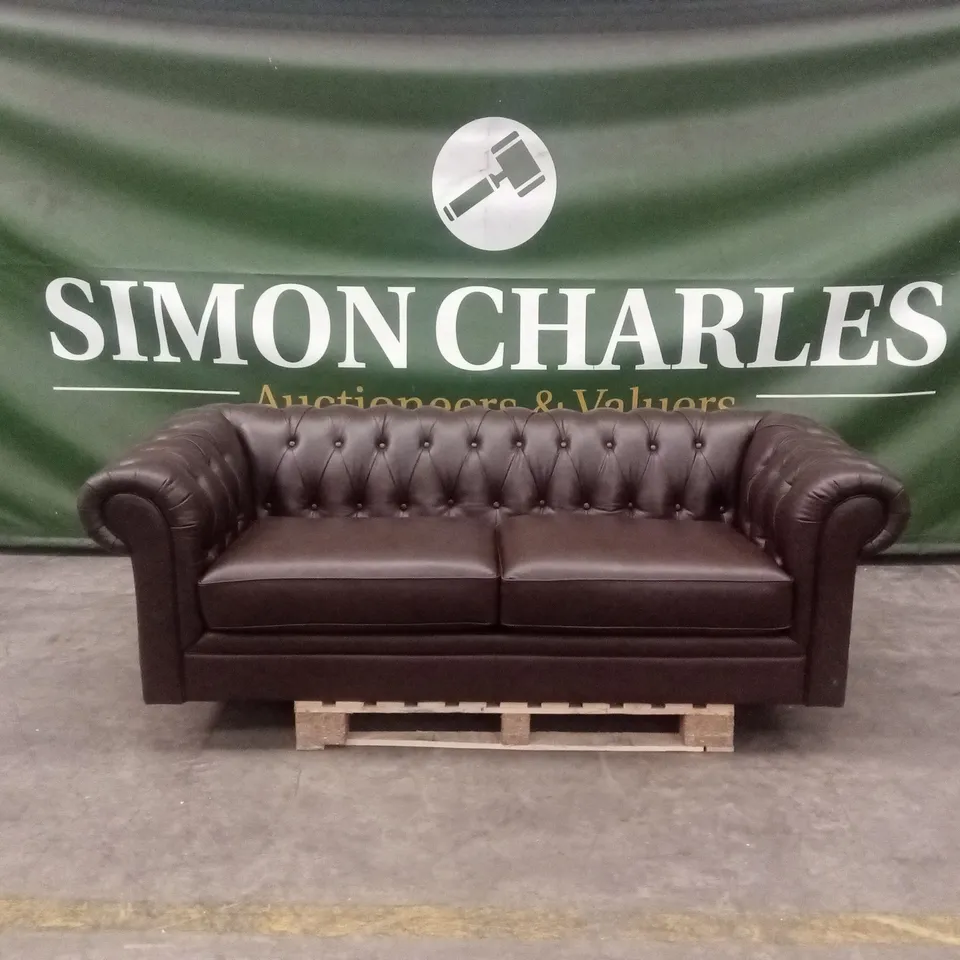 BAKERFIELD 3 SEATER LEATHER/FAUX LEATHER SOFA RRP £1399