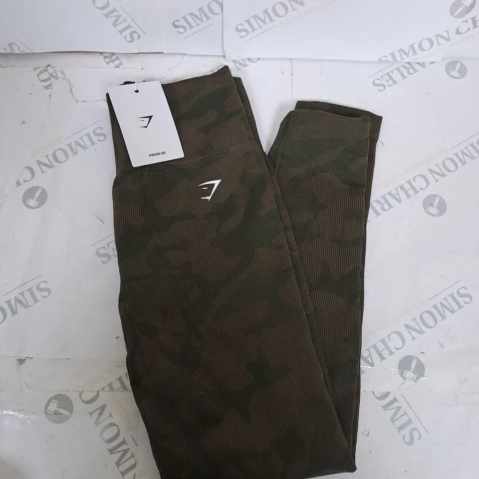 GYMSHARK ADAPT CAMO SEAMLESS LEGGINGS SIZE S