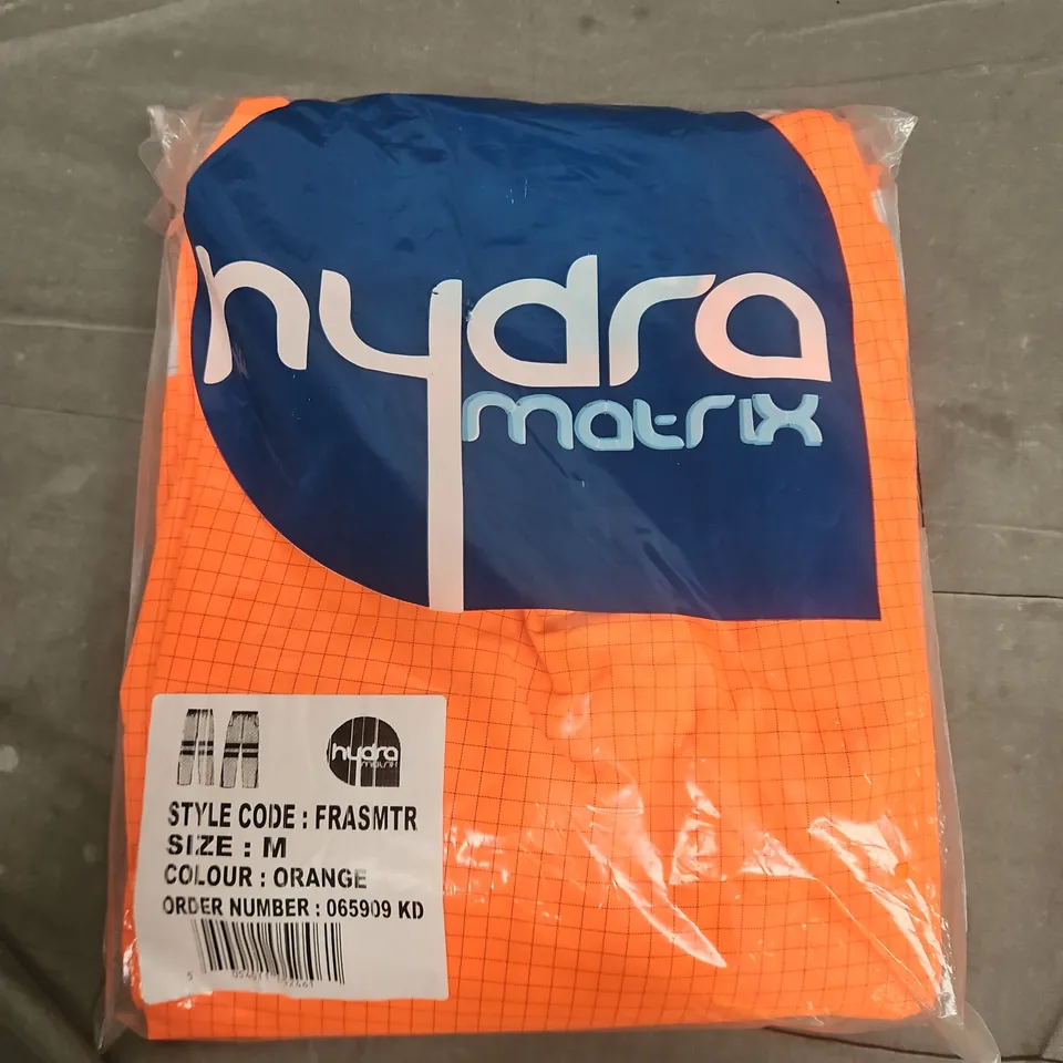 BAGGED HYDRAMATRIX FRASMTR FOUL WEATHER HIGH VIS OVER TROUSERS IN ORANGE - MEDIUM