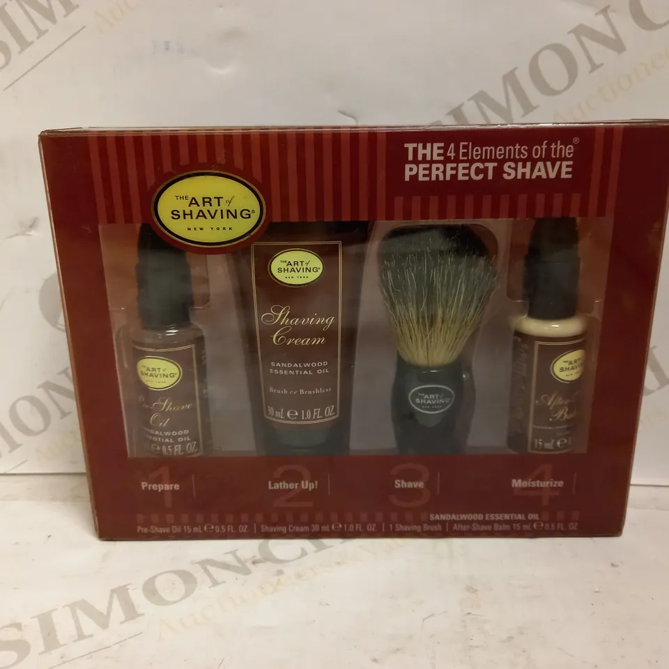 THE ART OF SHAVING 4 ELEMENTS OF THE PERFECT SHAVE SET - SANDALWOOD
