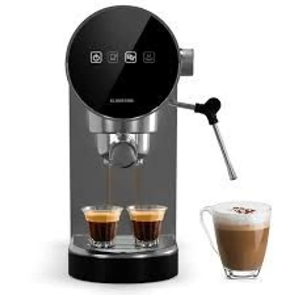 KLARSTEIN ESPRESSO MACHINE WITH MILK FROTHER 