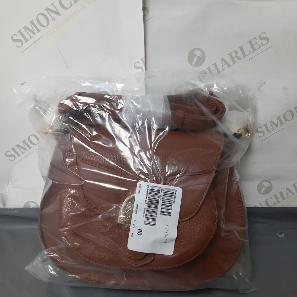 PAUL COSTELLOE GYMKHANA MULTIWAY LEATHER SADDLE BAG IN BROWN