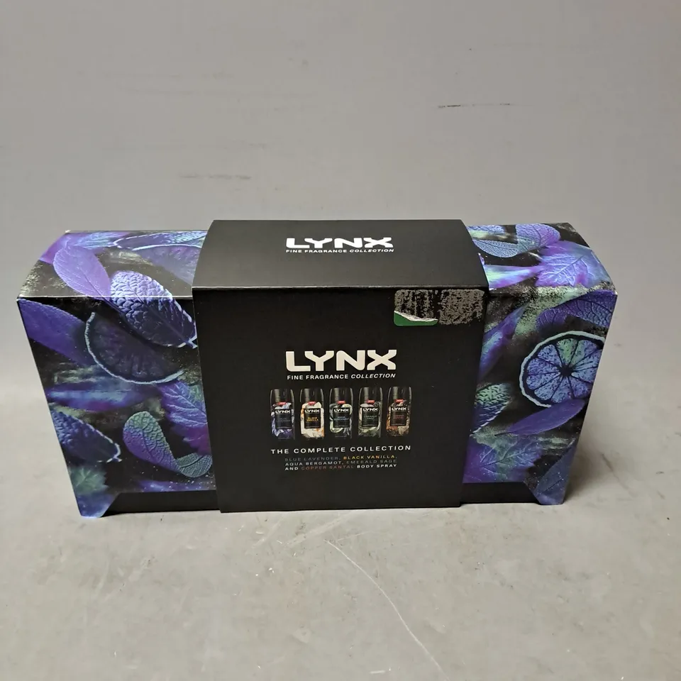 BOXED LYNX THE COMPLETE FINE FRAGRANCE COLLECTION