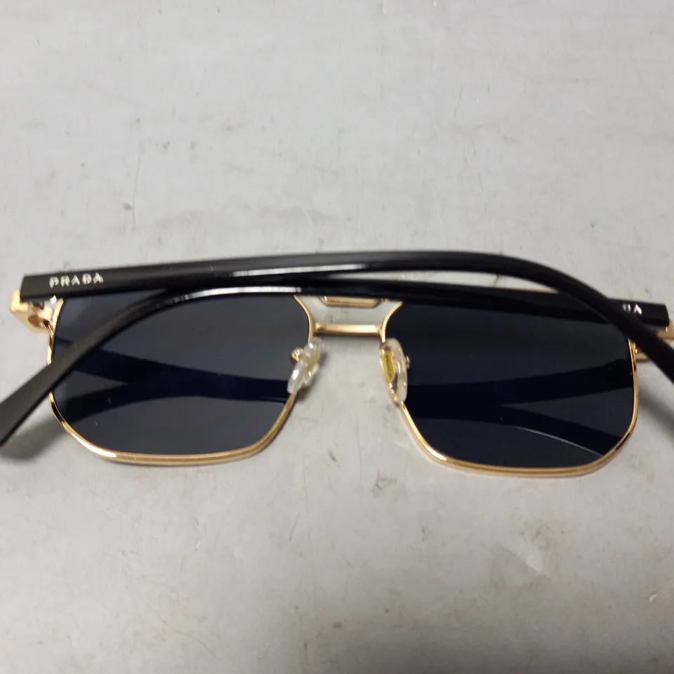 BOXED PRADA VPR58YS SUNGLASSES IN GOLD COLOUR