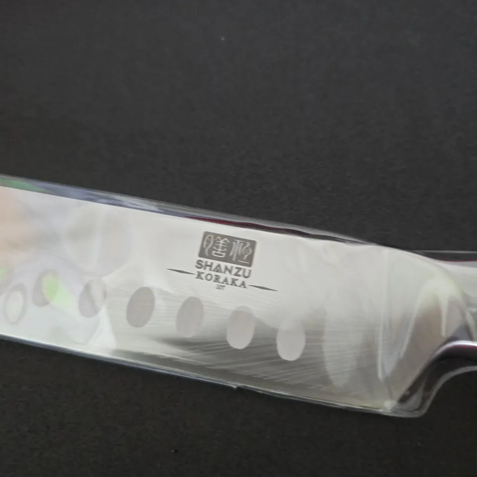 SHANZU KORAKA CHEF'S KNIFE IN RED & BLACK PRESENTATION BOX