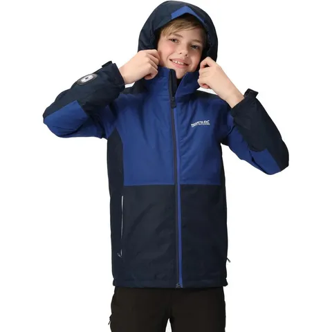 REGATTA KIDS BEAMZ III WATERPROOF HOODED JACKET 9-10 YEARS