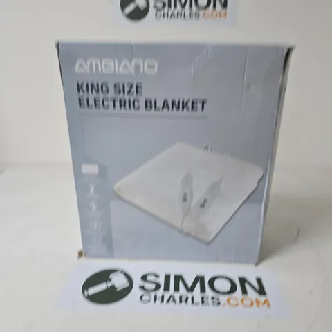 AMBIANO KING SIZE ELECTRIC BLANKET β BOXED