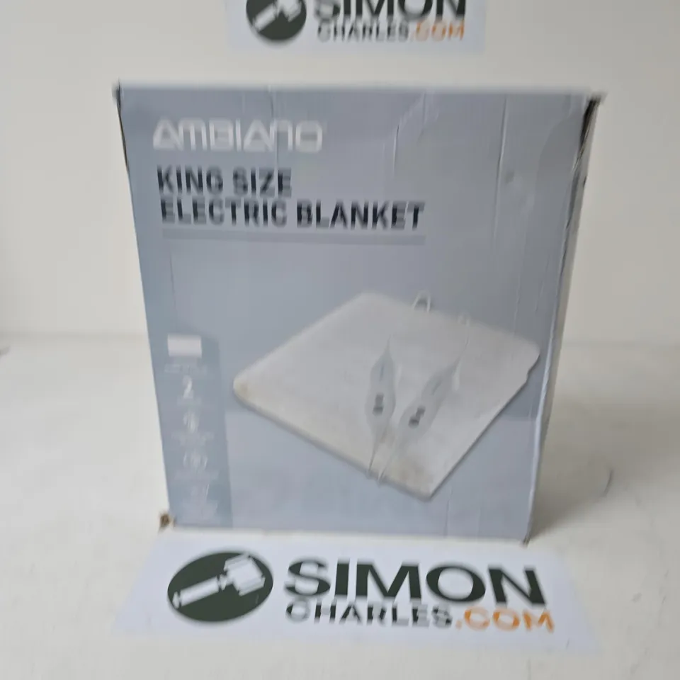 AMBIANO KING SIZE ELECTRIC BLANKET – BOXED