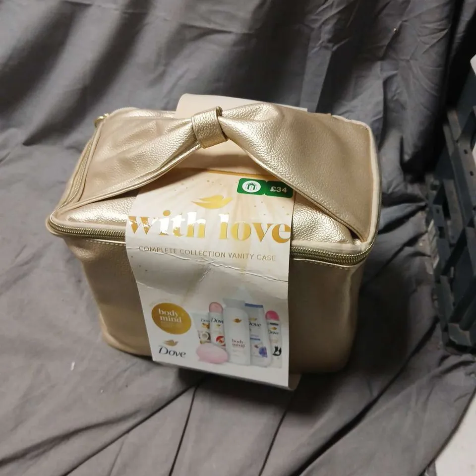 WITH LOVE COMPLETE COLLECTION VANITY CASE – GOLD - DOVE BRAND