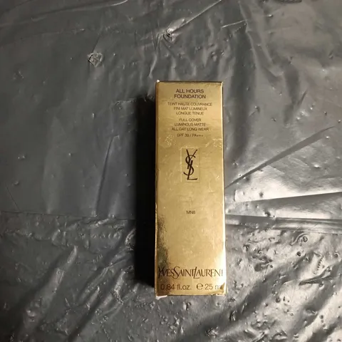 YVES SAINT LAURENT ALL HOURS FOUNDATION – 25 ML / 0.84 FL OZ (GOLD BOX)