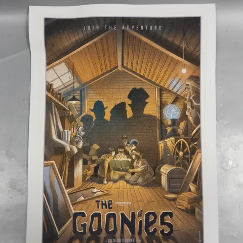 THE GOONIES 23 DURIEUX SIGNED PRINT BY LAURENT DURIEUX