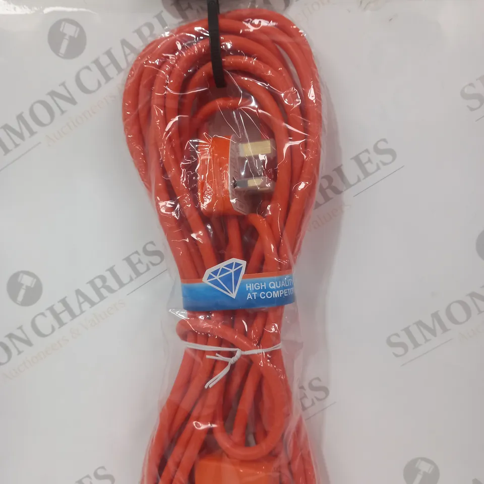 EXTRASTAR KF-ESB-1/10MO 1 GANG 10 METRE EXTENSION LEAD IN ORANGE