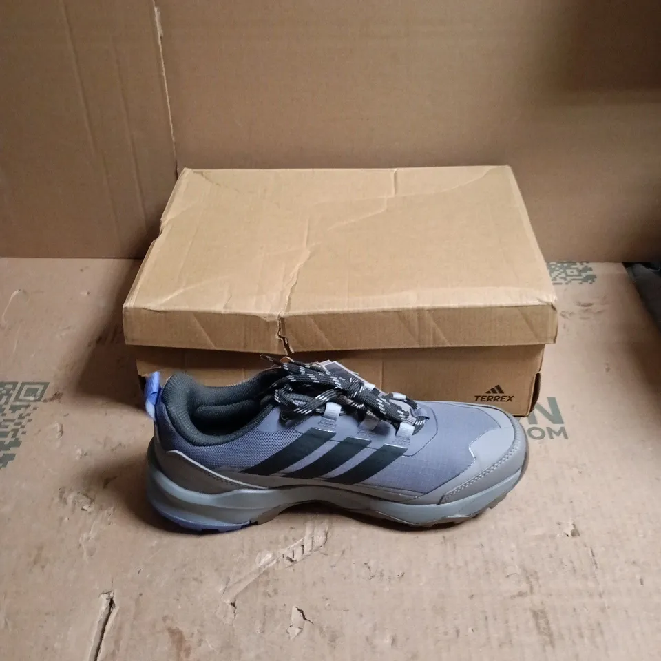 TERREX HIKING SHOES – BLUE/GREY WITH CONTINENTAL OUTSOLE - SIZE UK 6