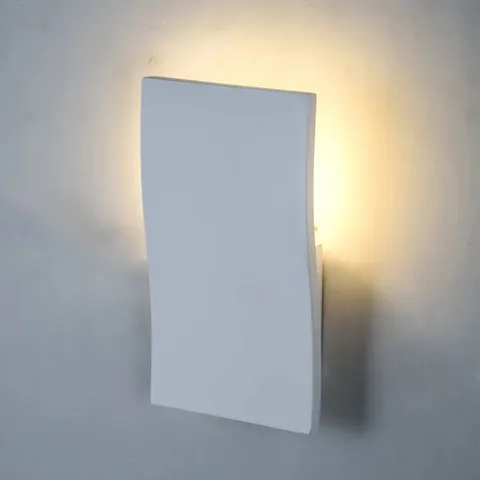 BOXED DROSKYN CERAMIC FLUSH MOUNTED SCONCE