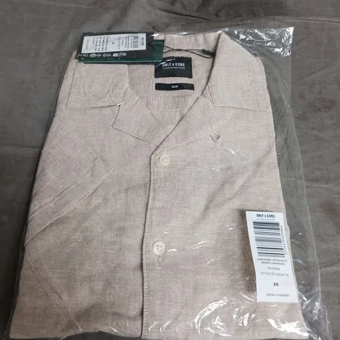 ONLY AND SONS POLO TOP SIZE XS 