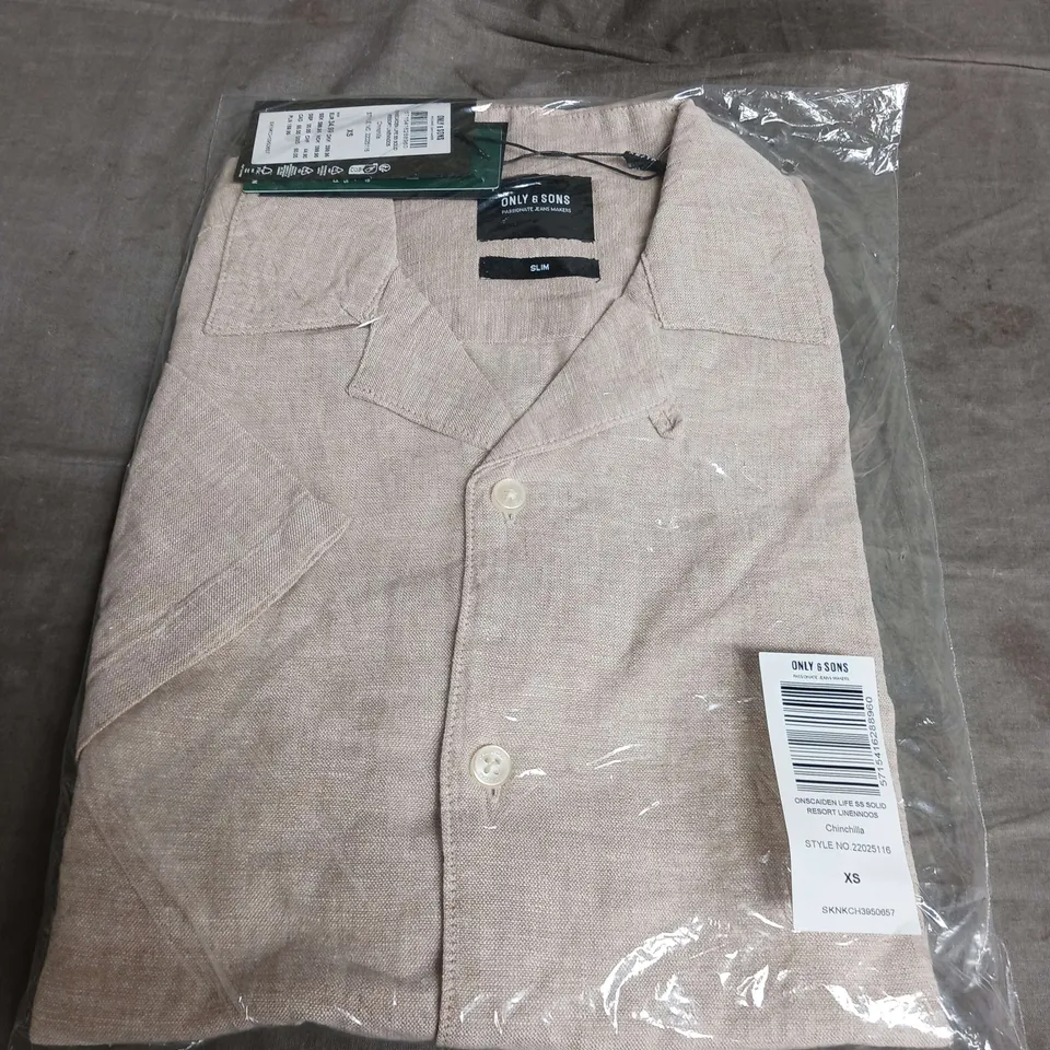 ONLY AND SONS POLO TOP SIZE XS 