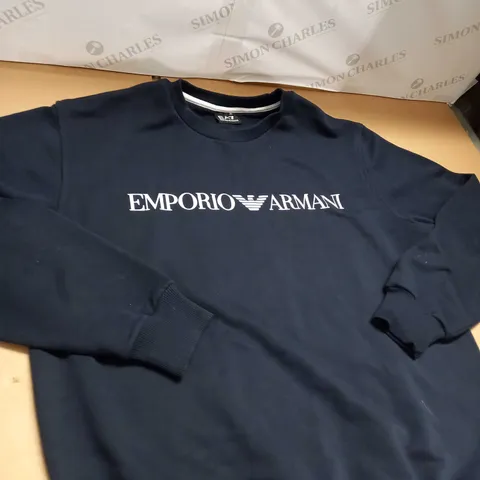 EMPORIO ARMANI NAVY SWEATSHIRT SIZE XL