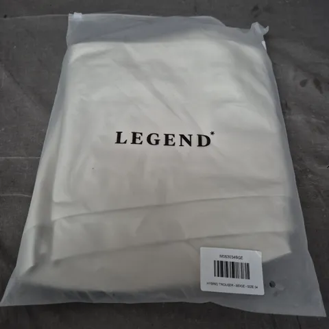 LEGEND* BEIGE HYBRID TROUSERS – UK 34