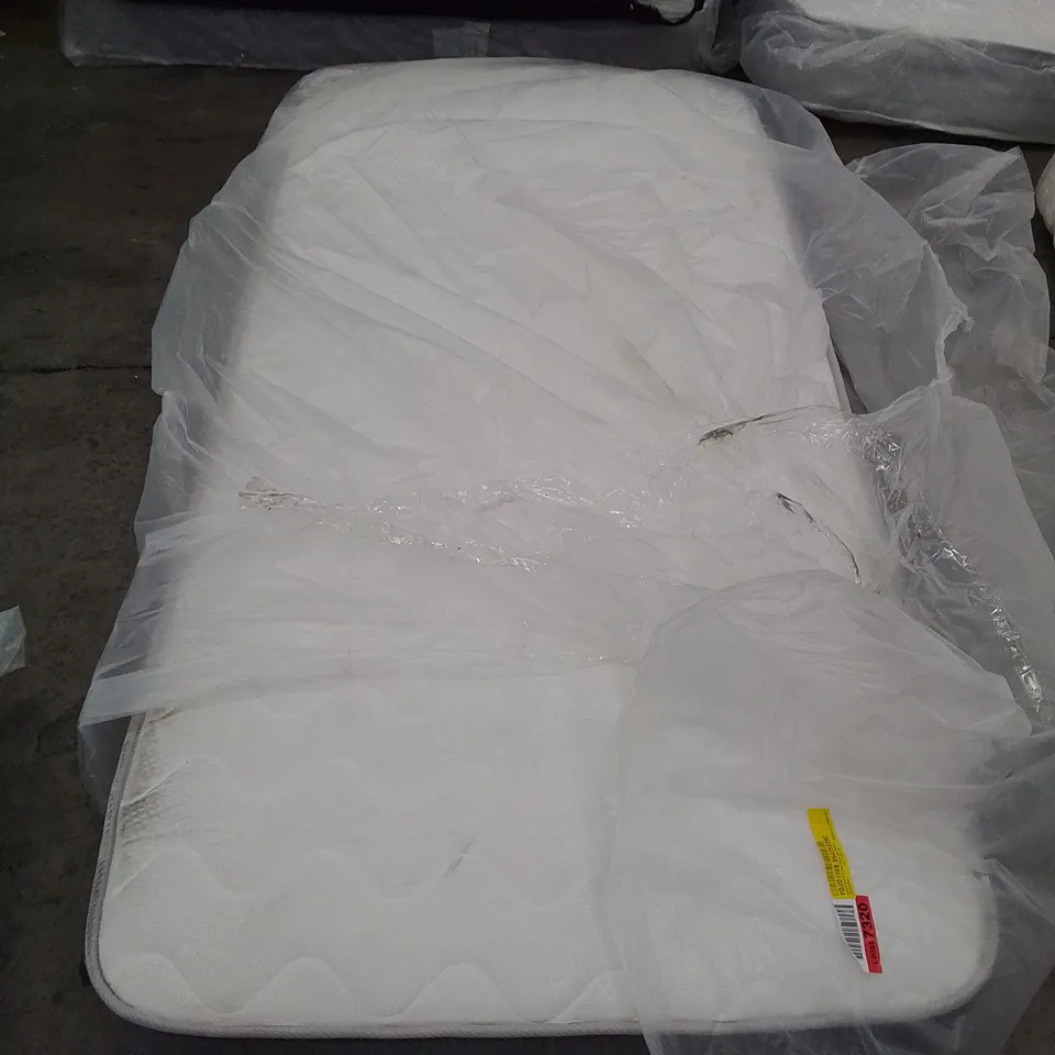 QUALITY BAGGED 3" SINGLE ARDOCH MEMORY FOAM OPEN COIL MATTRESS 