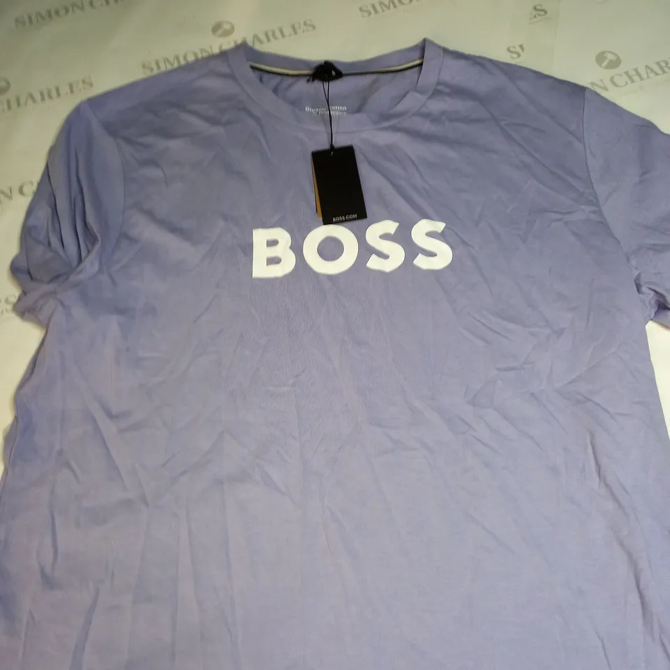 MENS HUGO BOSS LOGO T-SHIRT SIZE L
