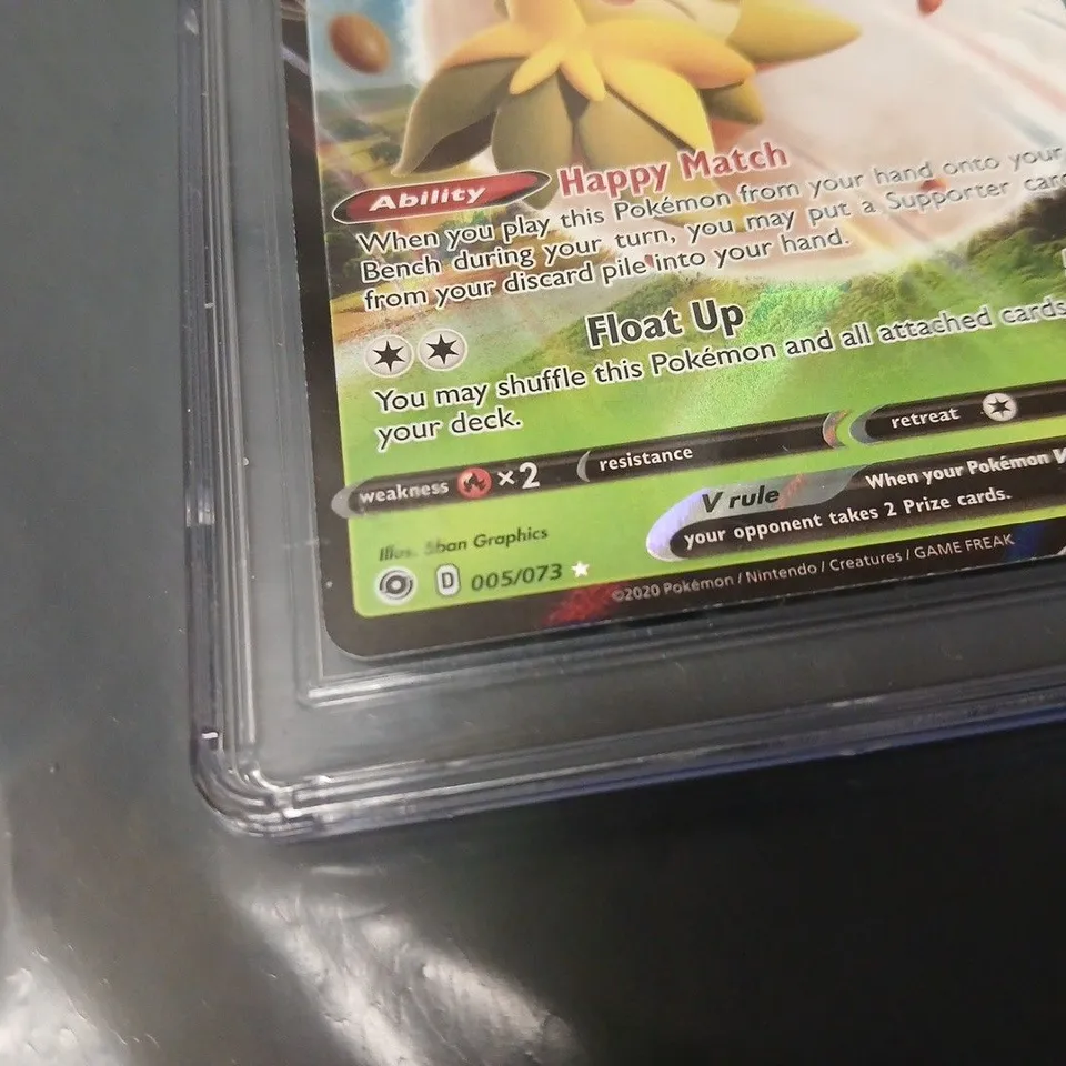 POKEMON ELDEGOSS V – CHAMPION'S PATH 005/073, CGC MINT 9 TRADING CARD