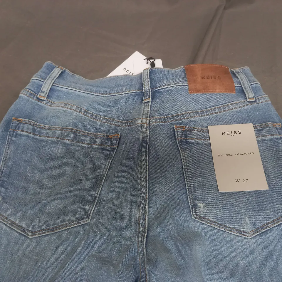 REISS PETITE AMERICA WIDE LEG JEANS - 27