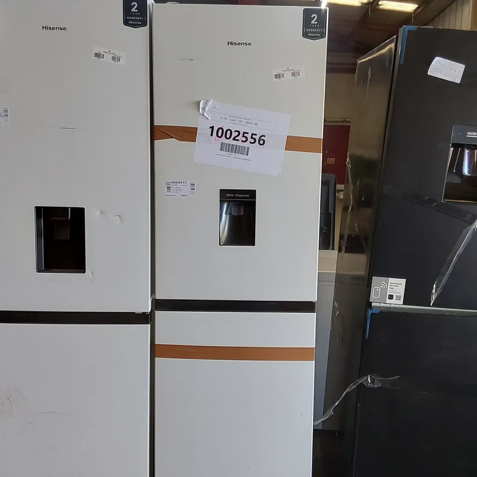 HISENSE RB327N4WW1 FRIDGE FREEZER 55CM FROST FREE - UNPROCESSED RAW RETURN 