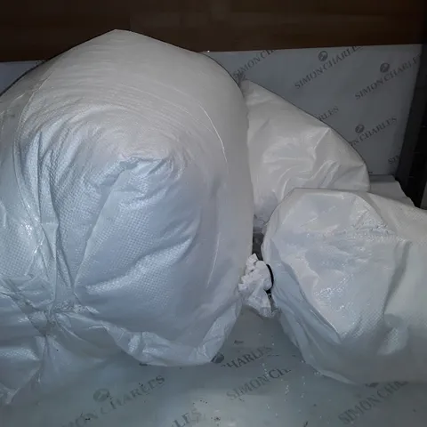 THREE BAGS OF POLYSTYRENE PACKING BALLS