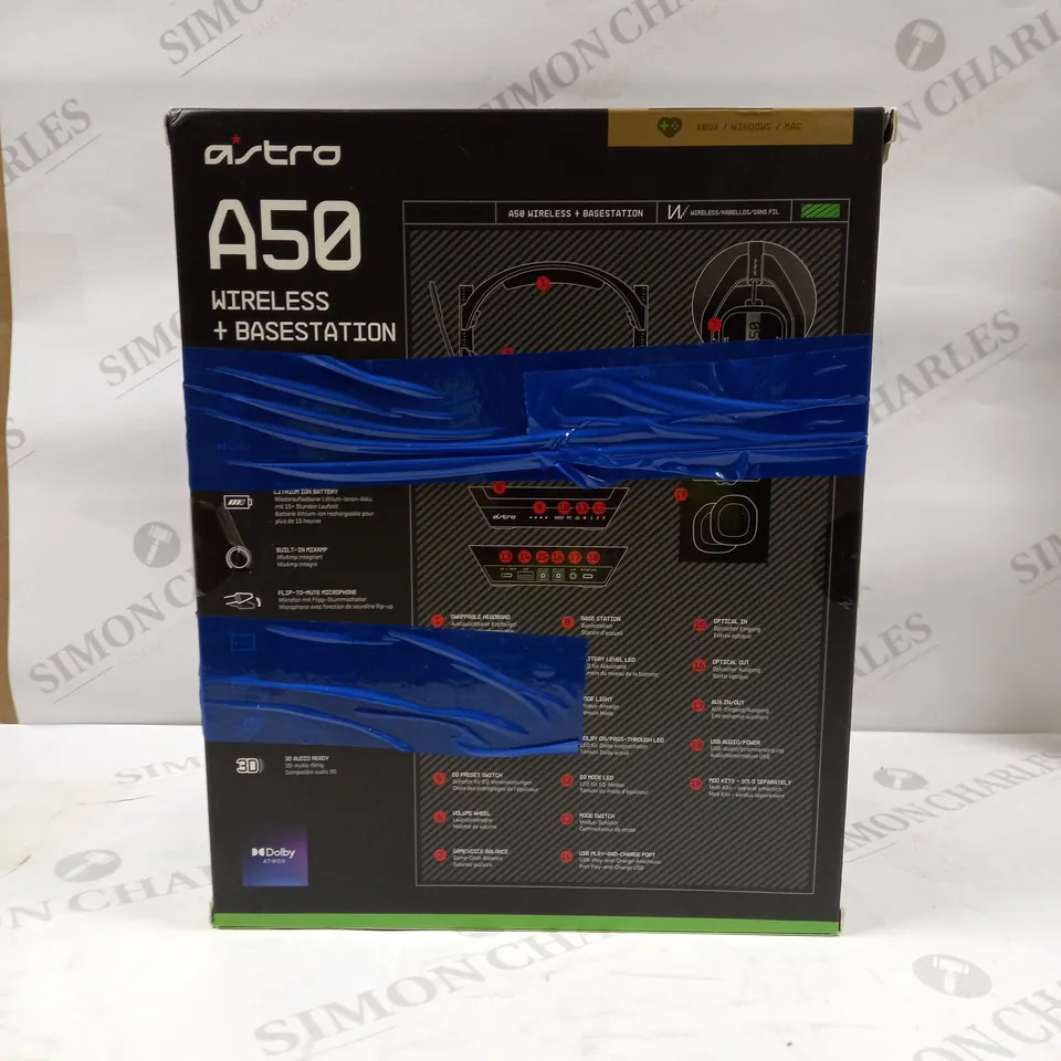 ASTRO GAMING A50 WIRELESS GAMING HEADSET