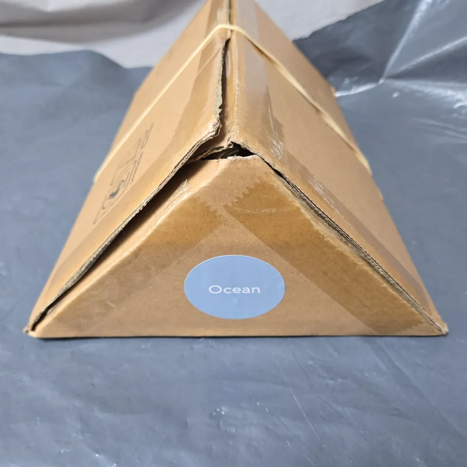 THE LEDGE SMALL METAL WALL SHELF – OCEAN - BOXED