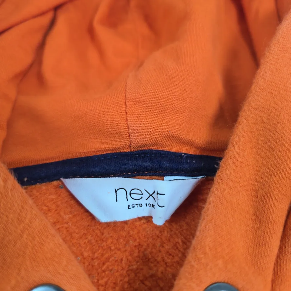 NEXT ORANGE HOODIE – XL