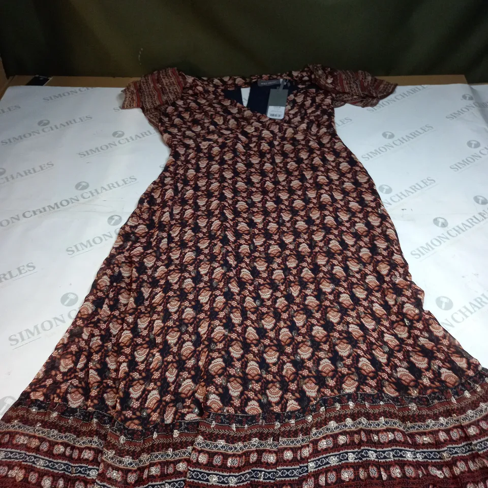MINT VELVET GABRIELLA PRINT MAXI DRESS SIZE 8