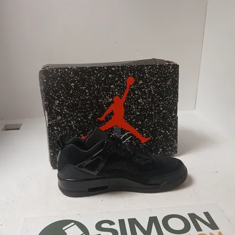 JORDAN SPIZIKE LOW SNEAKERS – BLACK/ANTHRACITE, UK 10 (US 11)
