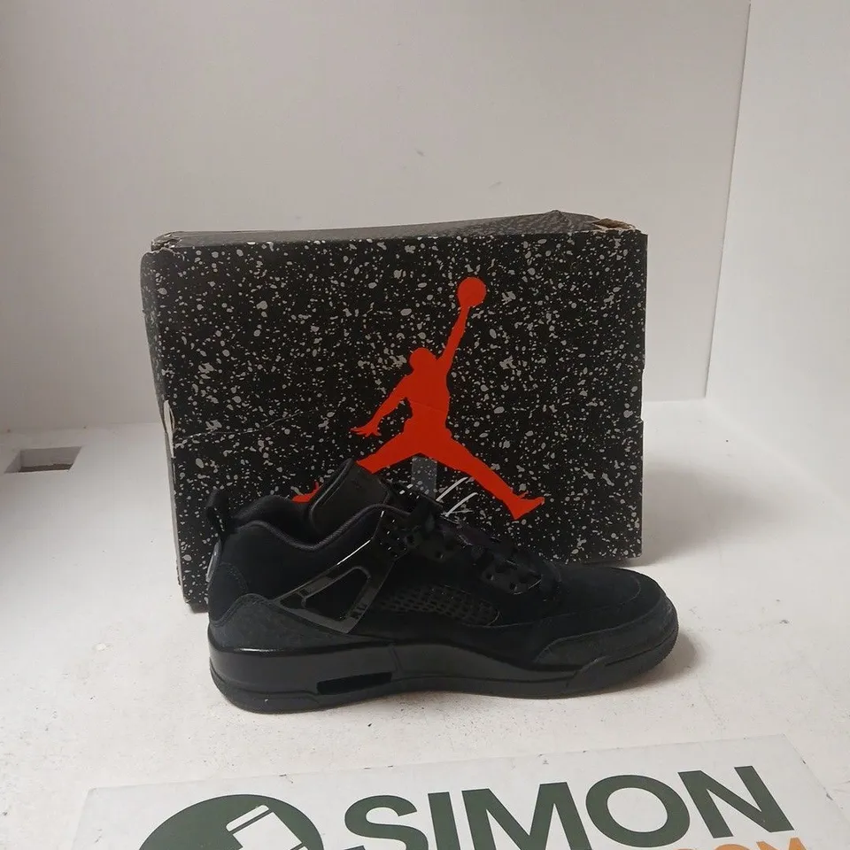 JORDAN SPIZIKE LOW SNEAKERS – BLACK/ANTHRACITE, UK 10 (US 11)