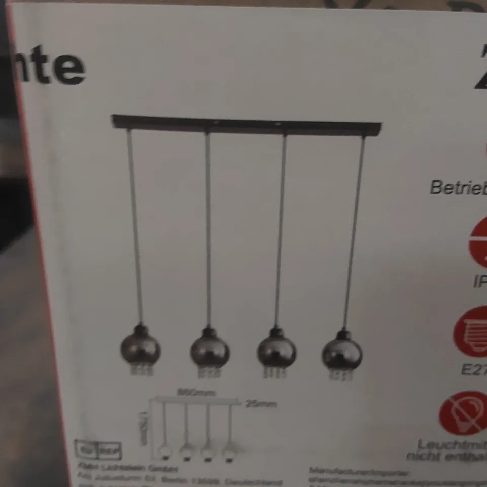 BOXED 4 - LIGHT MATTE BLACK CYLINDER PENDANT