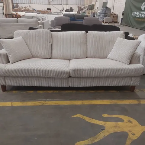 QUALITY DESIGNER CORDUROY 4 SEATER SOFA