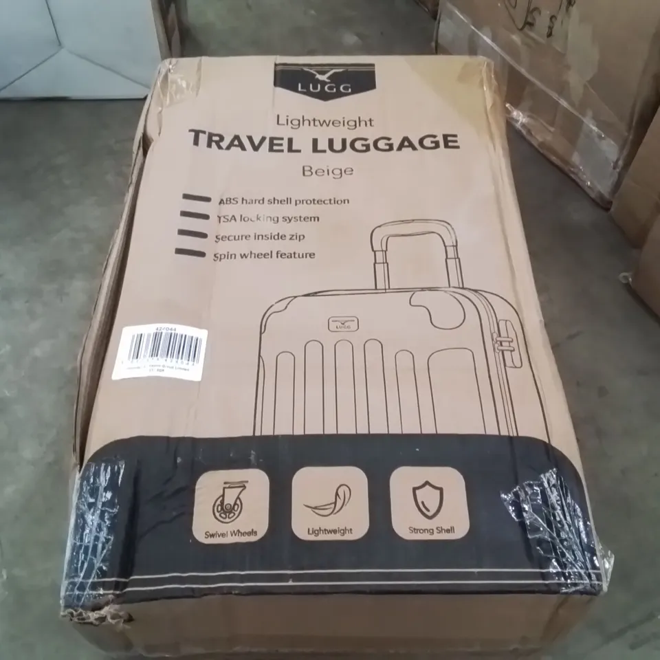 BOXED LUGG LIGHTWEIGHT TRAVEL SUITCASE 