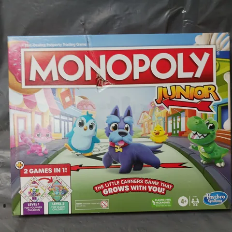 BOXED MONOPOLY JUNIOR BOARDGAME