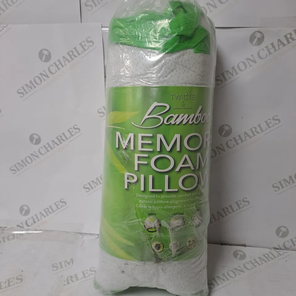 TWILITE BY GAVENO CAVAILIA BAMBOO MEMORY FOAM PILLOW 
