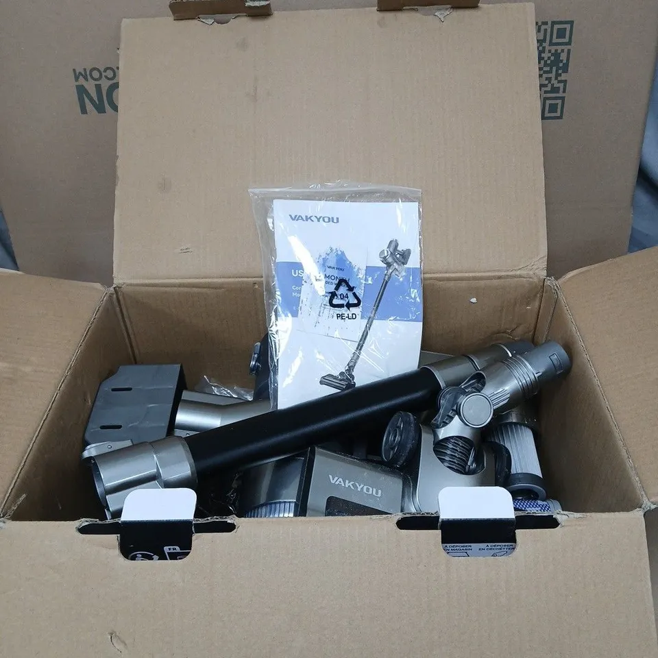 VAKYOU VC002 CORDLESS VACUUM CLEANER BOXED