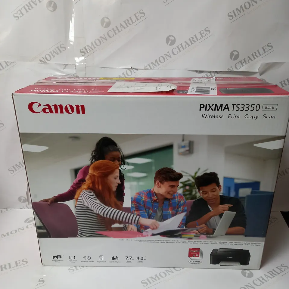BOXED CANON PIXMA PRINTER TS3350 - BLACK